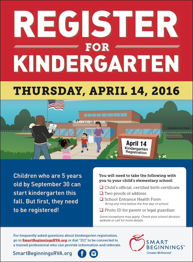 KINDERGARTEN REGISTRATION IN VIRGINIA