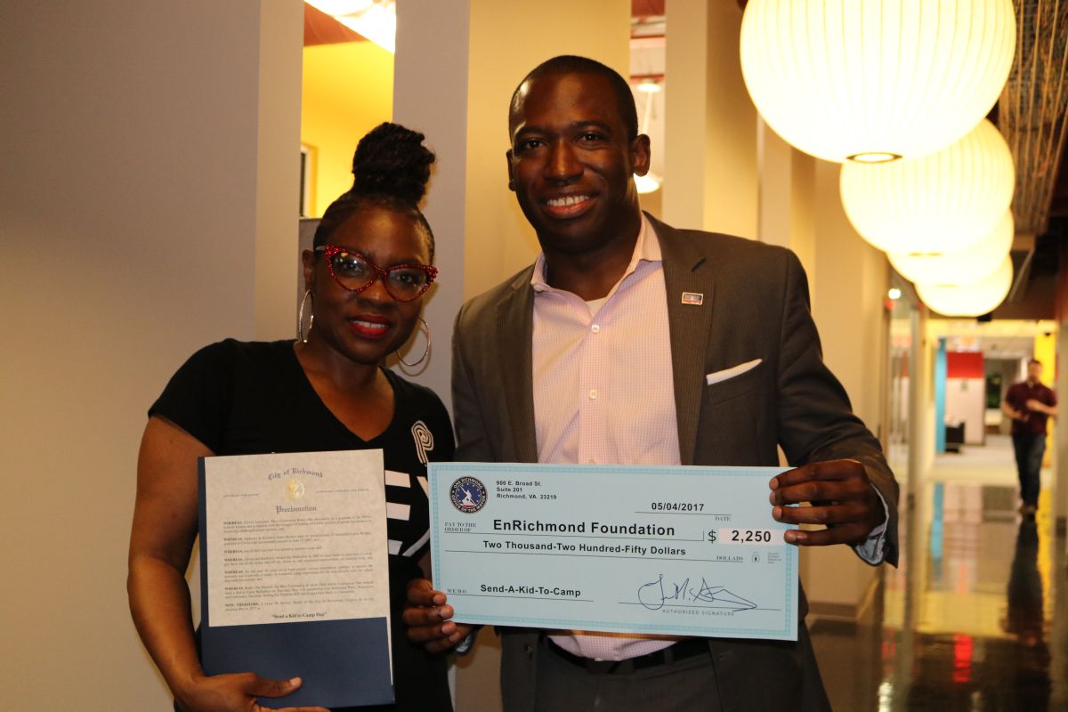 Mayor Levar Stoney - Send a Kid to Camp