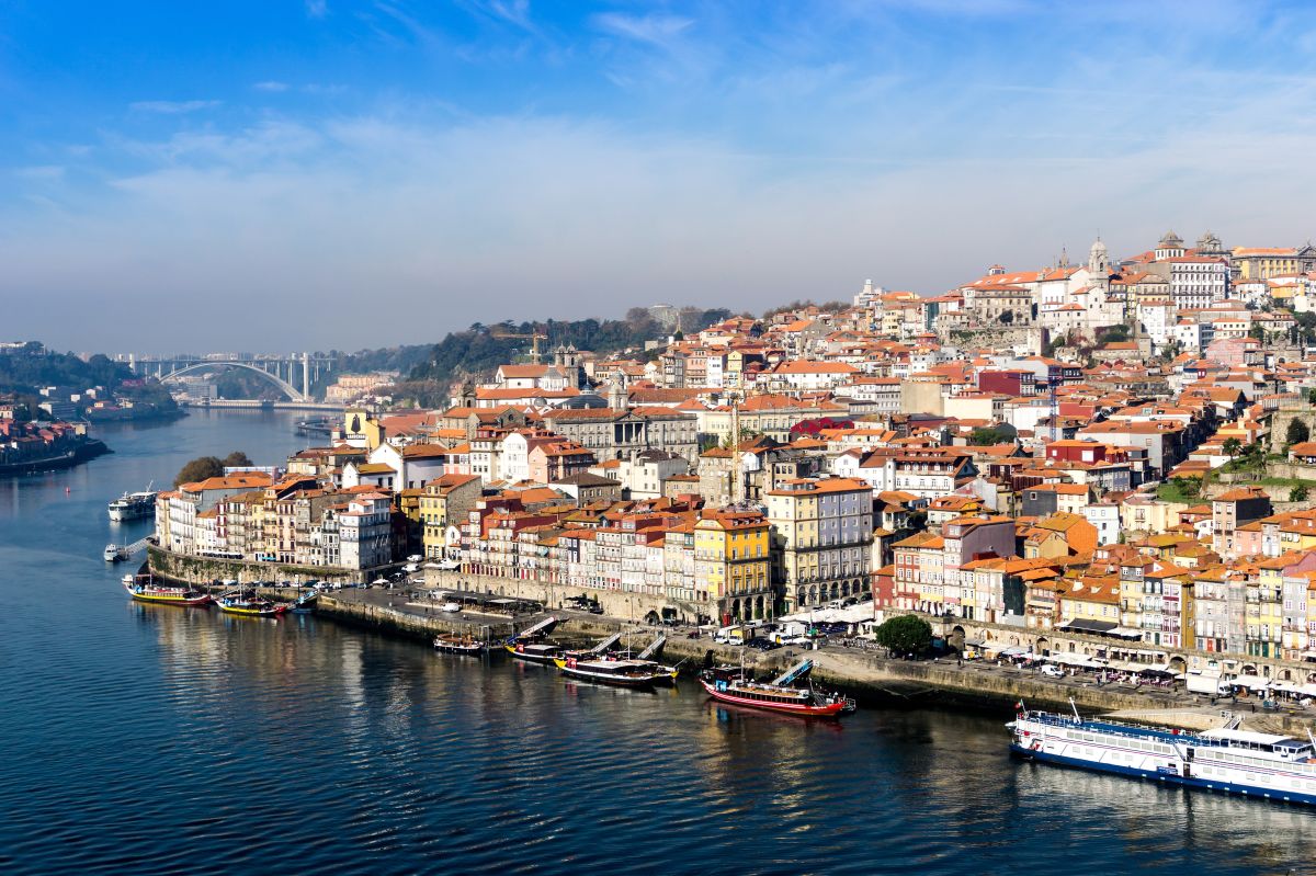 High Angle View Of City At Waterfront