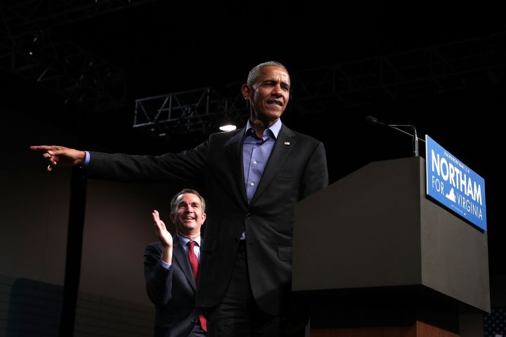 Barack Obama Campaigns With Democratic Gubernatorial Candidate Ralph Northam
