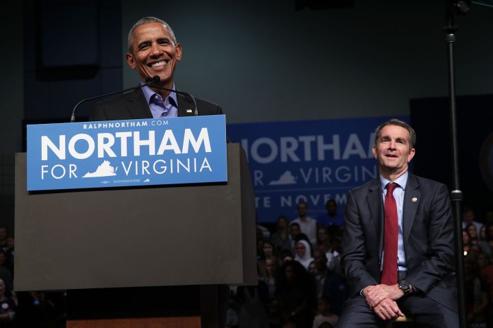 Barack Obama Campaigns With Democratic Gubernatorial Candidate Ralph Northam