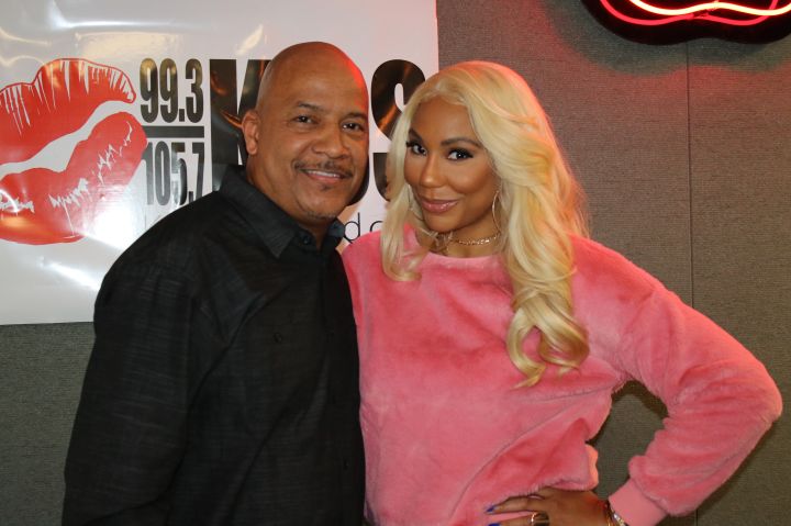 Tamar Braxton In The Studio