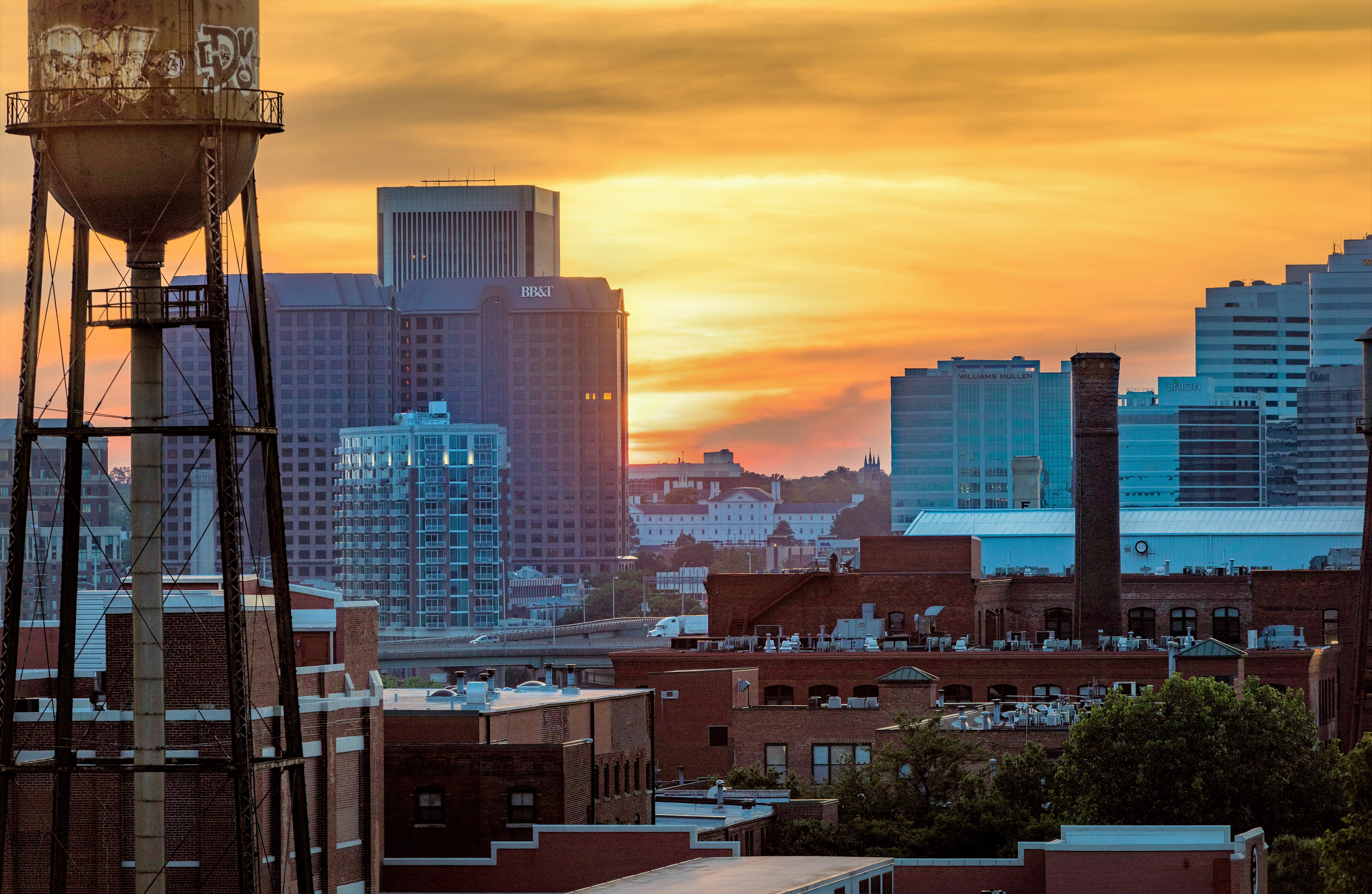 Burning Skies - Urban Sunset