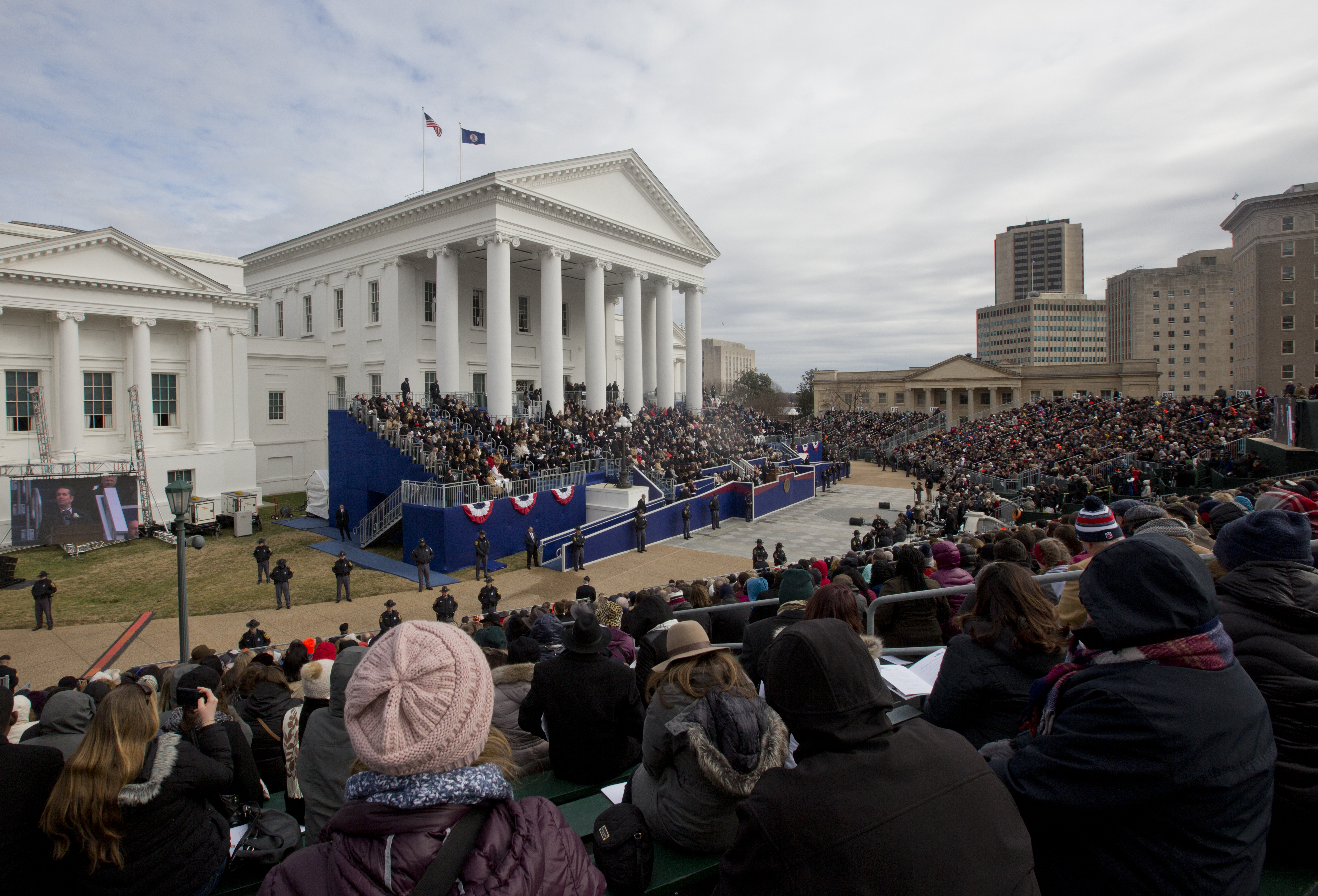 Ralph Northam is inaugurated Governor of Virginia in Richmond.