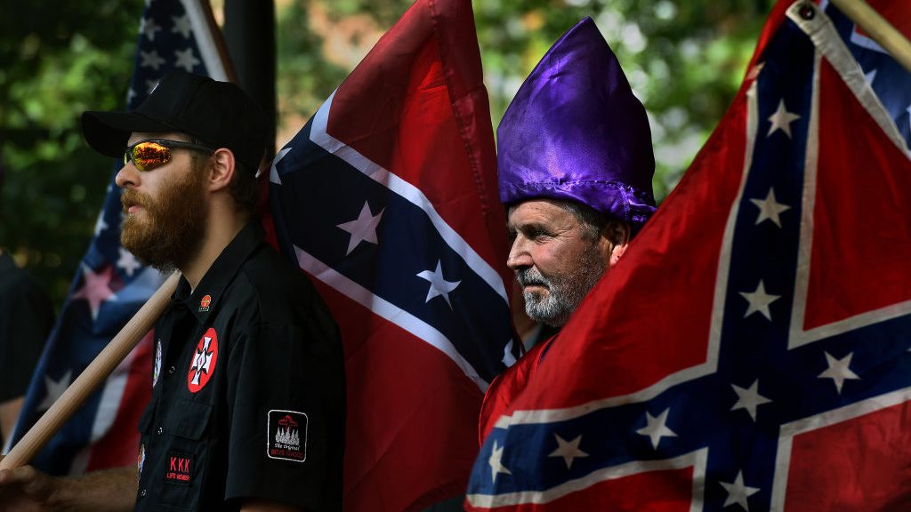 North Carolina Klan Group Protests Civil War Memorial Changes