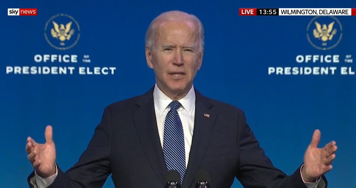 Joe Biden Gives Live Televised Press Conference In The Wake Of The Storming Of The Capitol Building